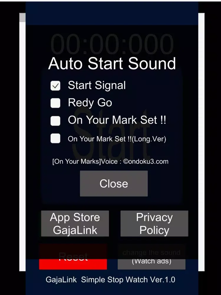 Скриншоты Auto Start Simple StopWatch iPad 